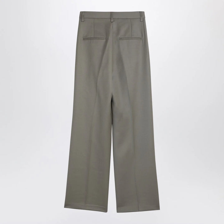 ANINE BING - Khaki wool trousers