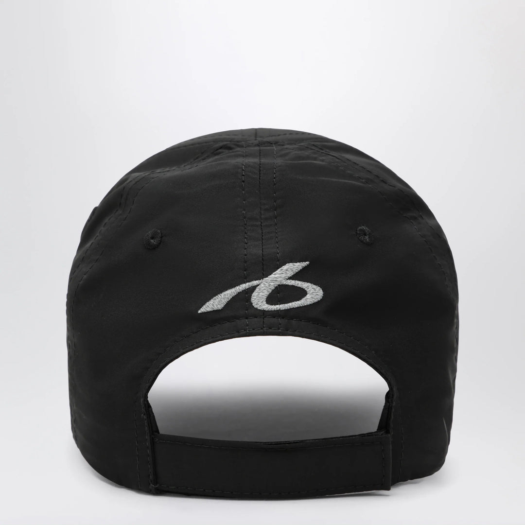 Balenciaga - Black techwear cap with reflective detailing