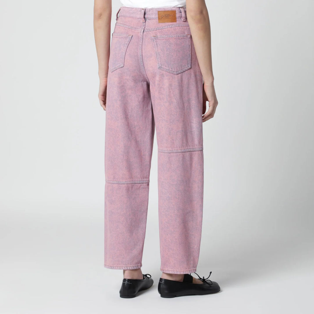 GANNI - Starry washed pink jeans