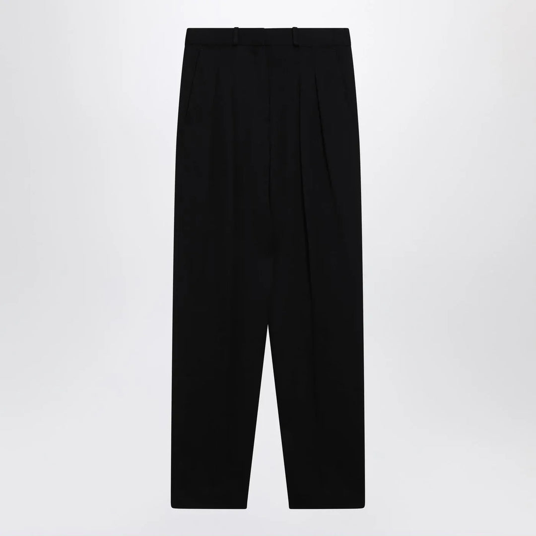 LouLou De Saison - Black wool-blend trousers