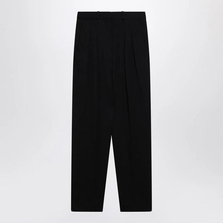 LouLou De Saison - Black wool-blend trousers