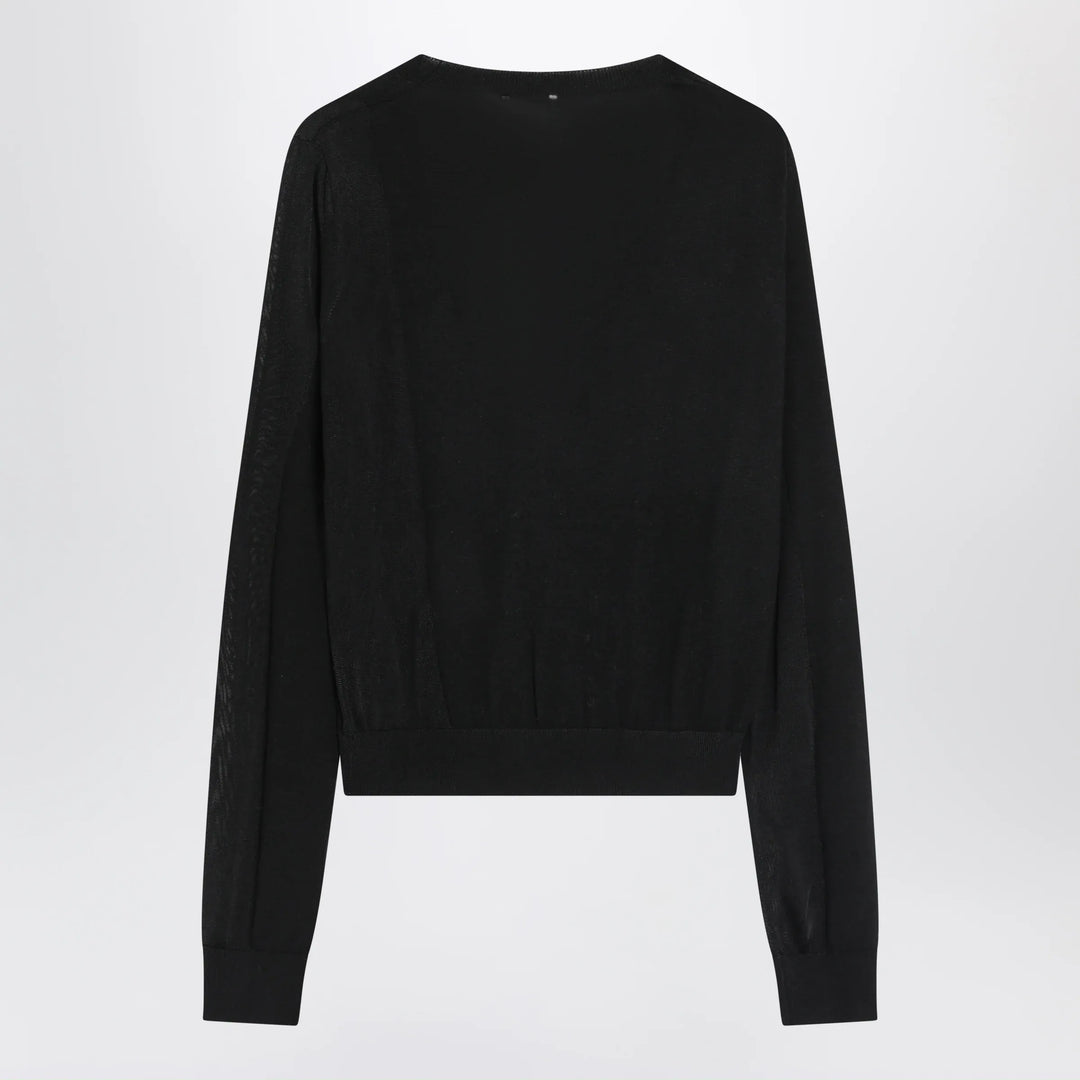 Sportmax - Black wool cardigan