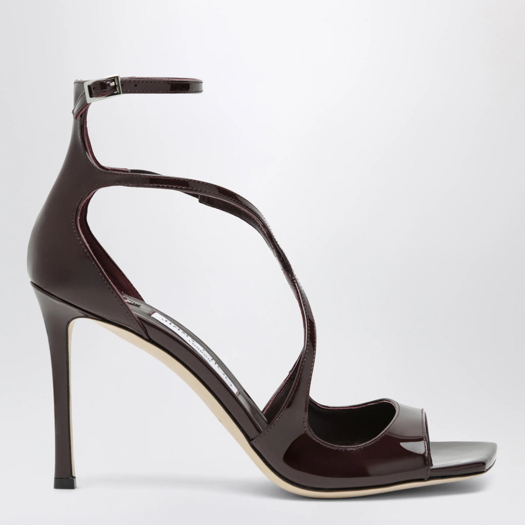 Jimmy Choo - Azia sandals in deep red patent leather
