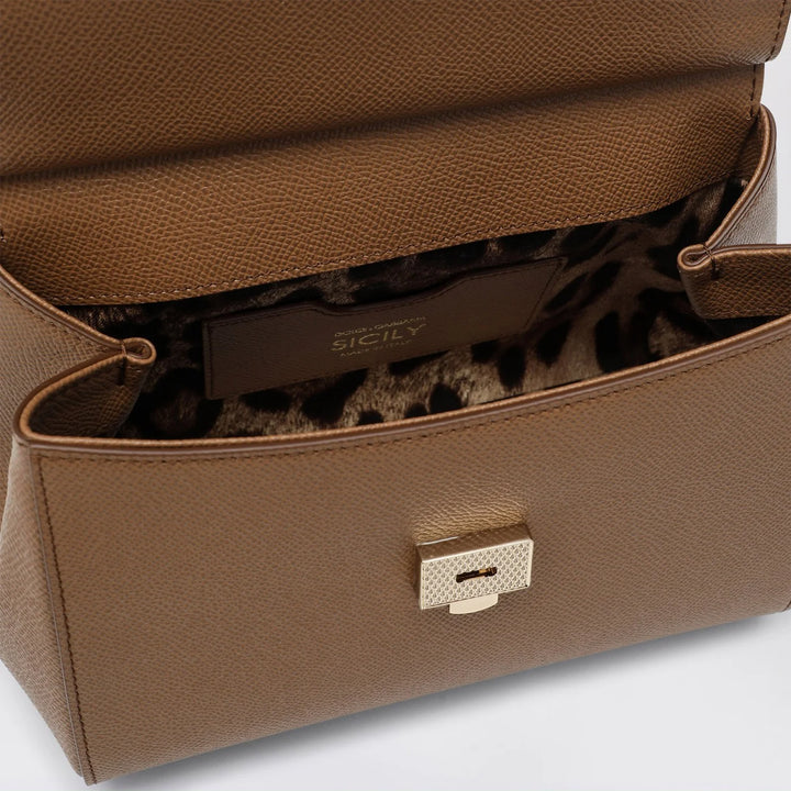 Dolce&amp;Gabbana - Medium caramel Sicily Hand Bag