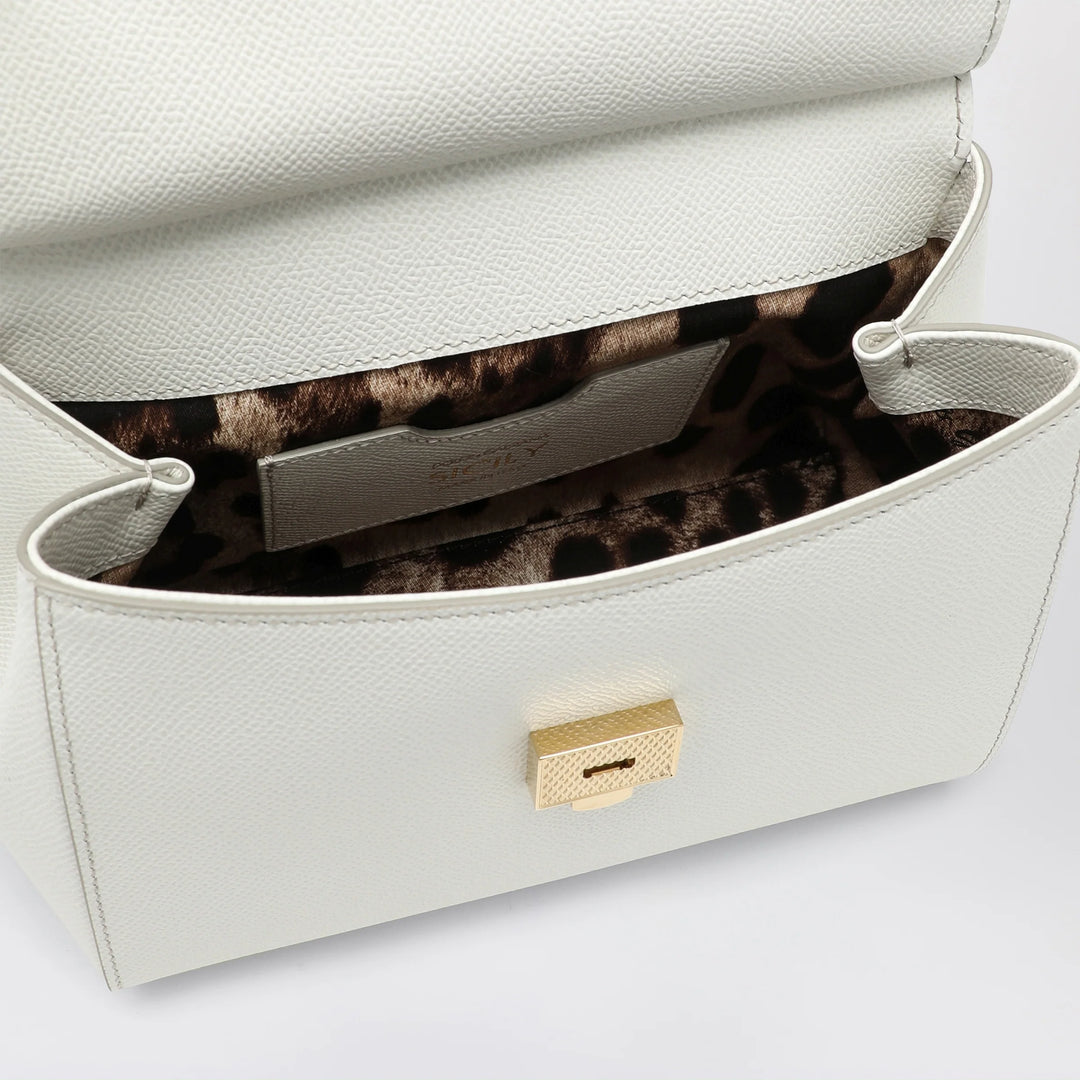 Dolce&amp;Gabbana - Sicily medium top-handle bag in white