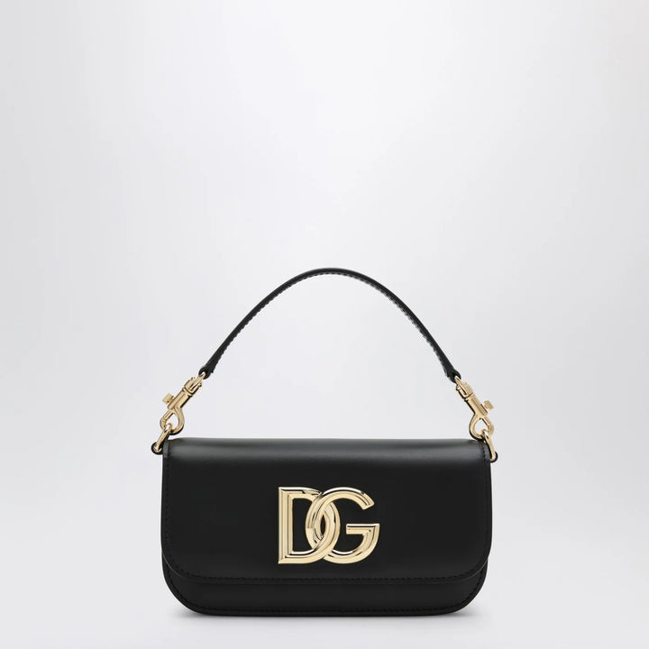 Dolce&amp;Gabbana - 3.5 leather shoulder bag in black