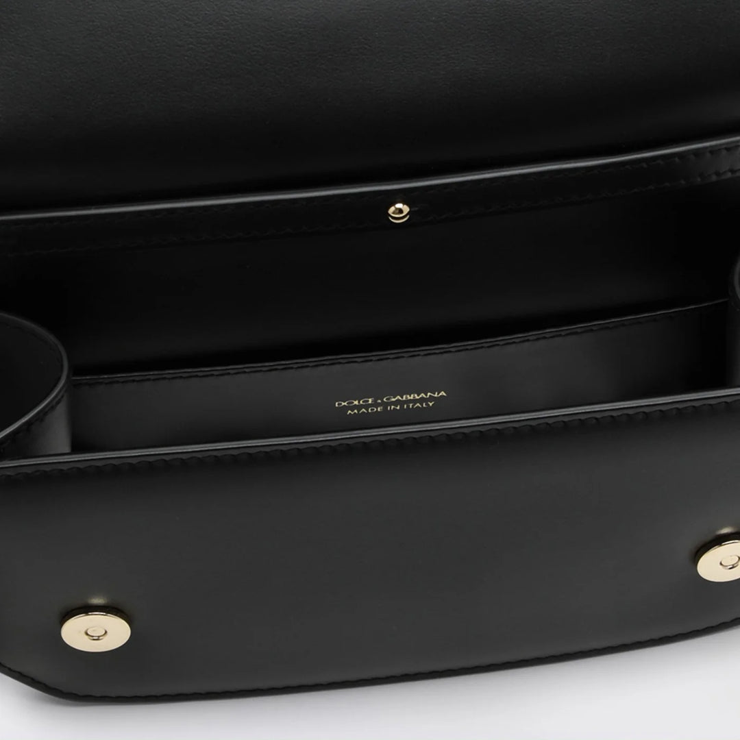 Dolce&amp;Gabbana - 3.5 leather shoulder bag in black