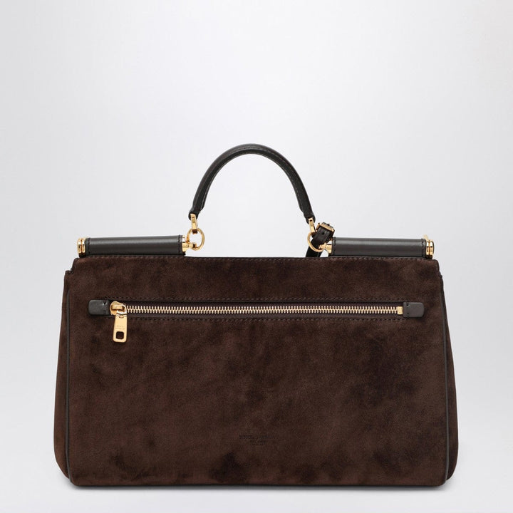 General UNI Dolce&Gabbana Brown suede leather bag My Sicily Brand