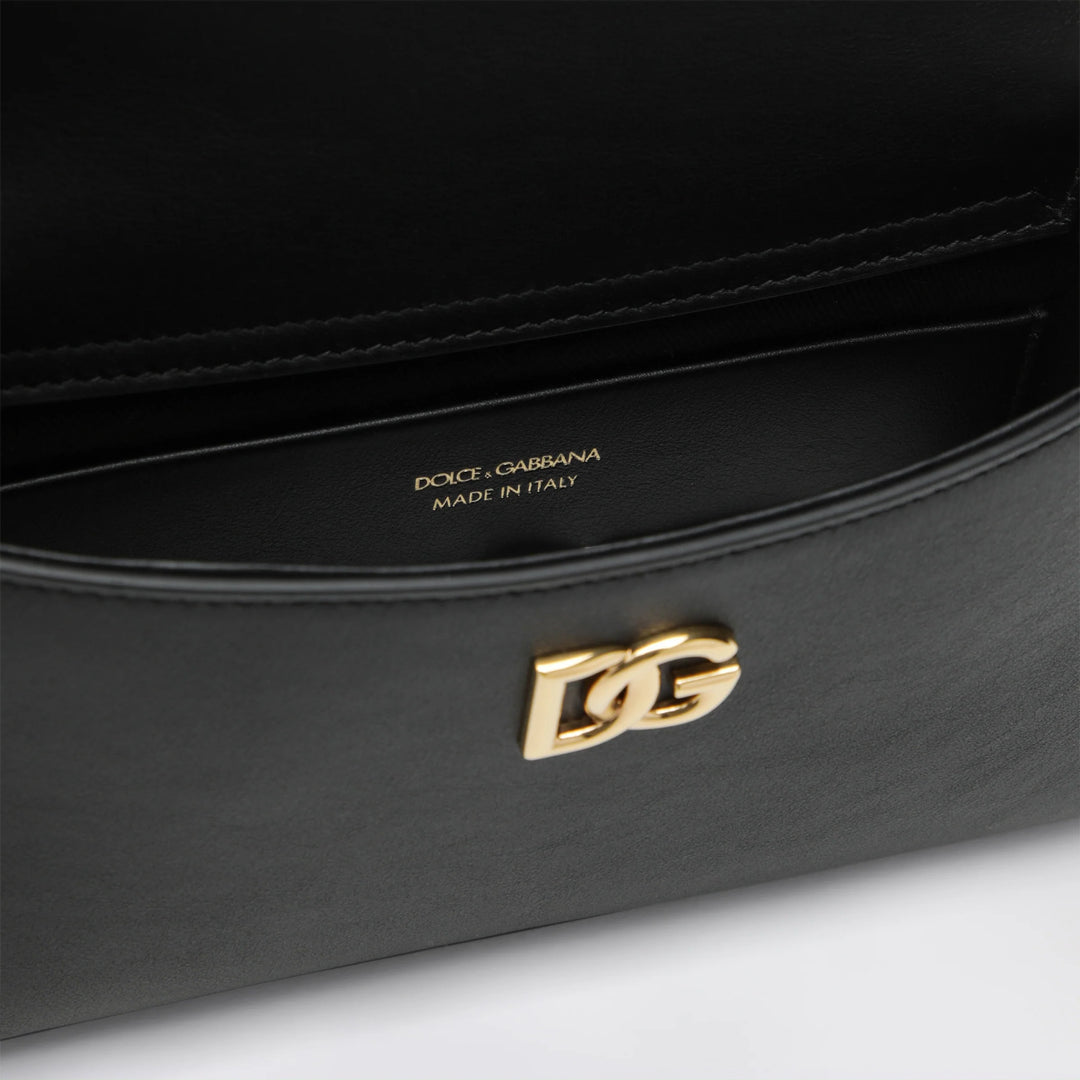 Dolce&amp;Gabbana - Black calfskin phone bag