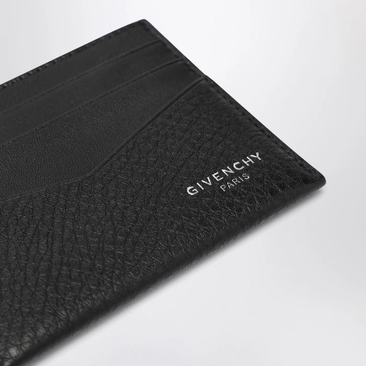 Givenchy - Black smooth leather card holder