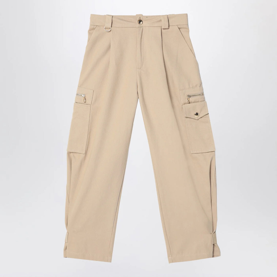 Chloé - Beige cotton cargo pants