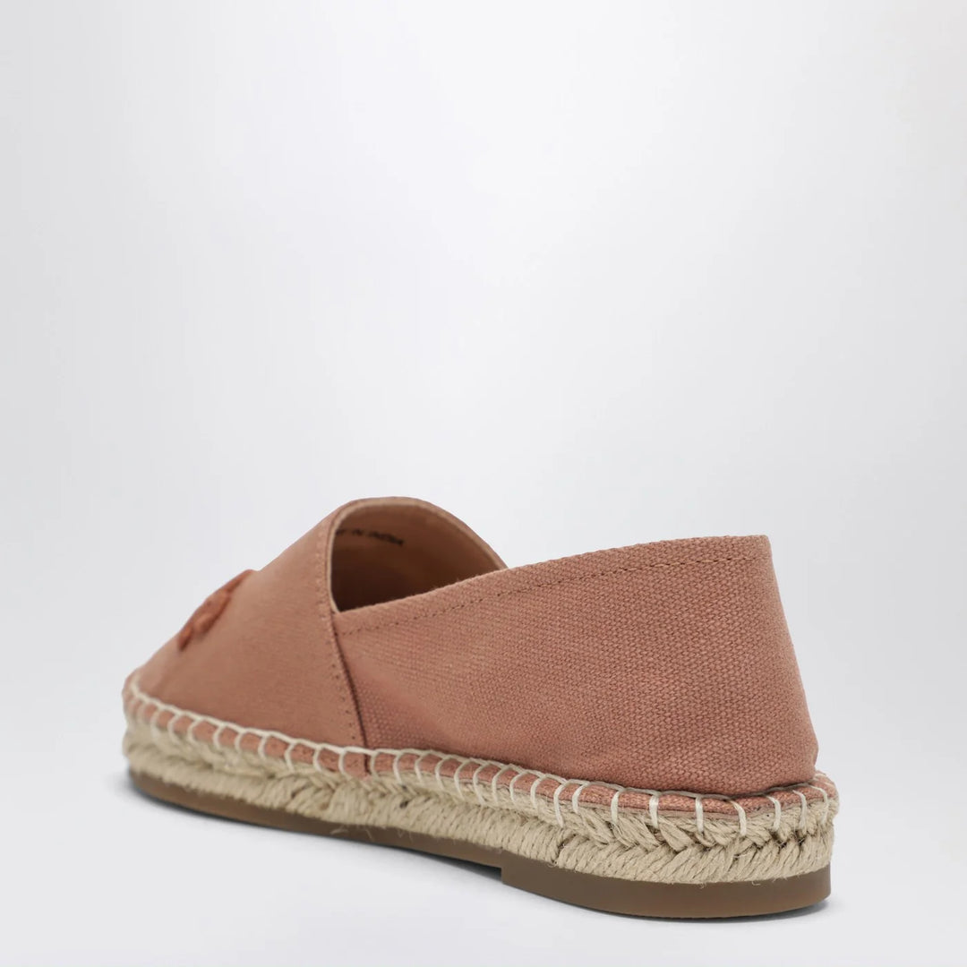 Chloé - Pink espadrilles with logo embroidery