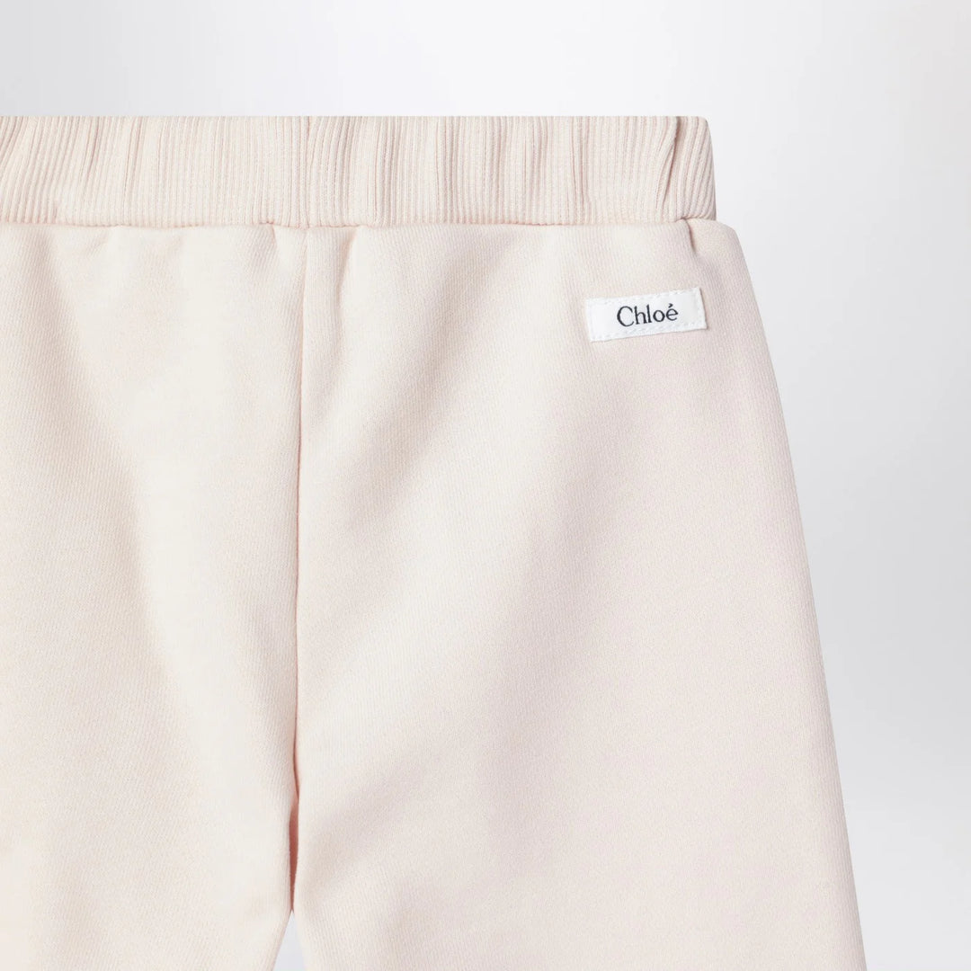 Chloé - Petal pink cotton trousers Brand Pants