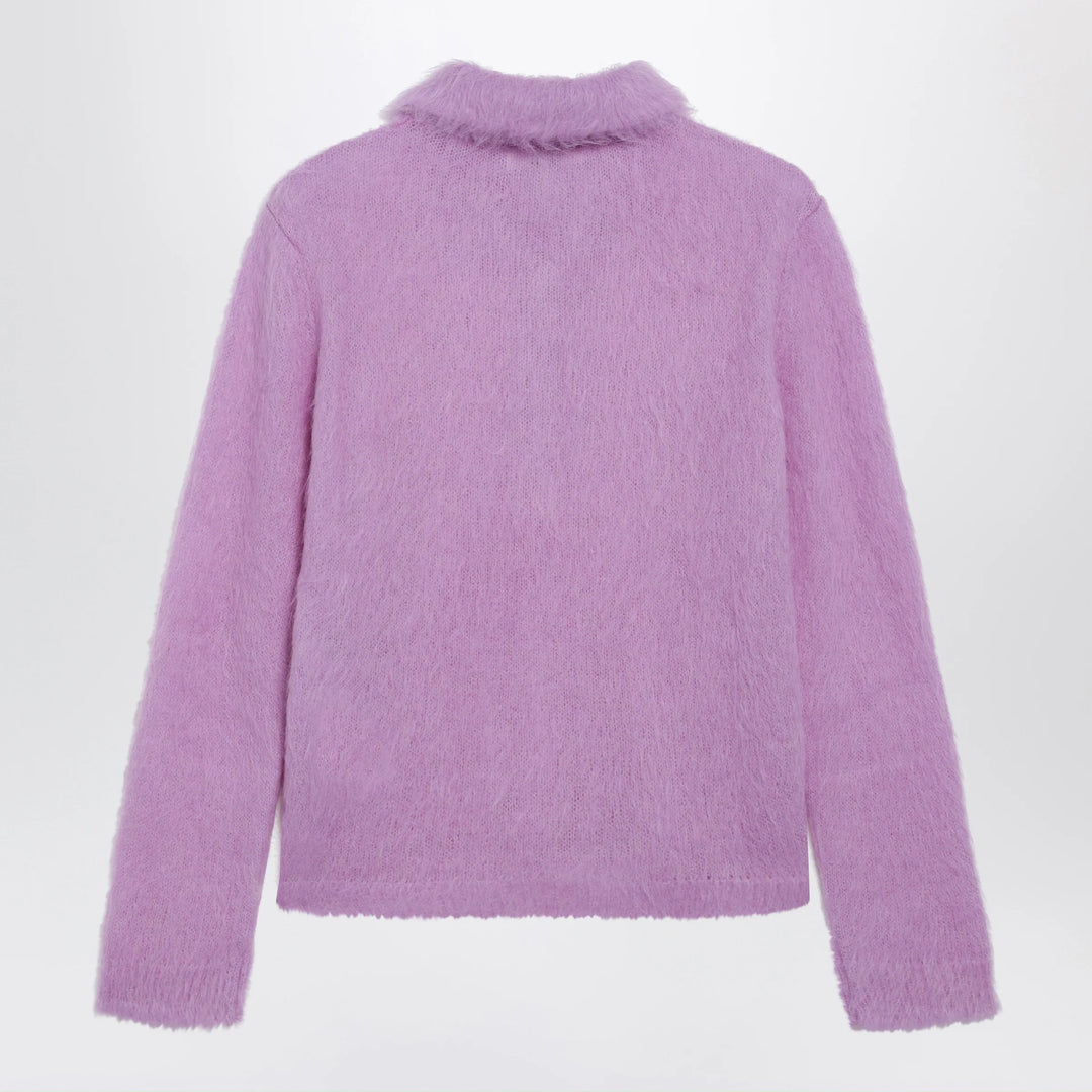 Chloé - Lavender alpaca-blend cardigan