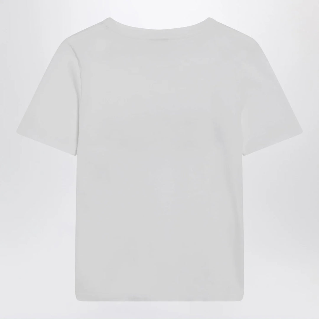 Chloé - White T-shirt with logo print