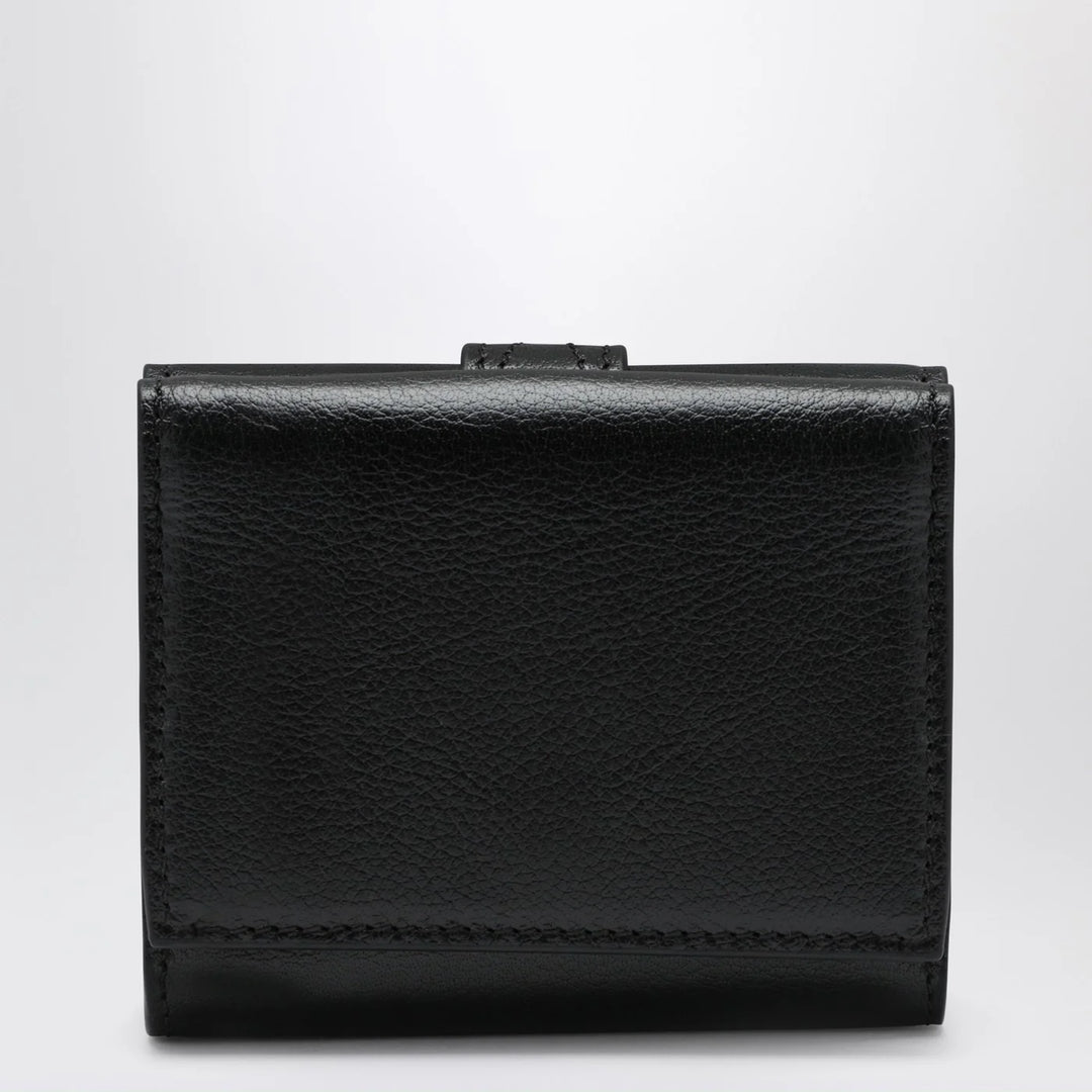 Chloé - Mini black Paddington trifold leather wallet