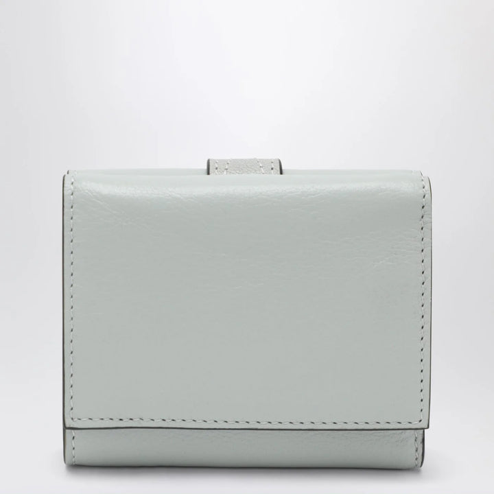 Chloé - Paddington mini trifold wallet in aqua blue leather