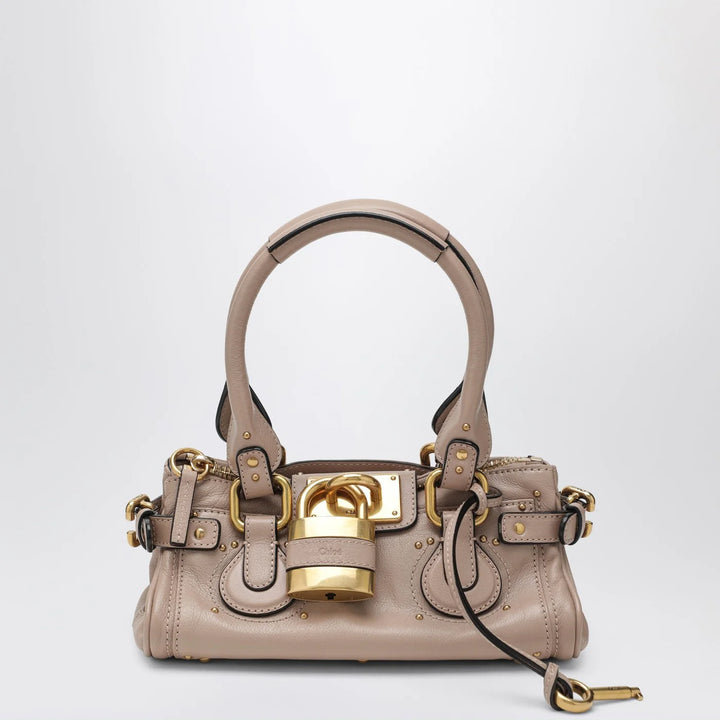Chloé - Small pink leather Paddington bag