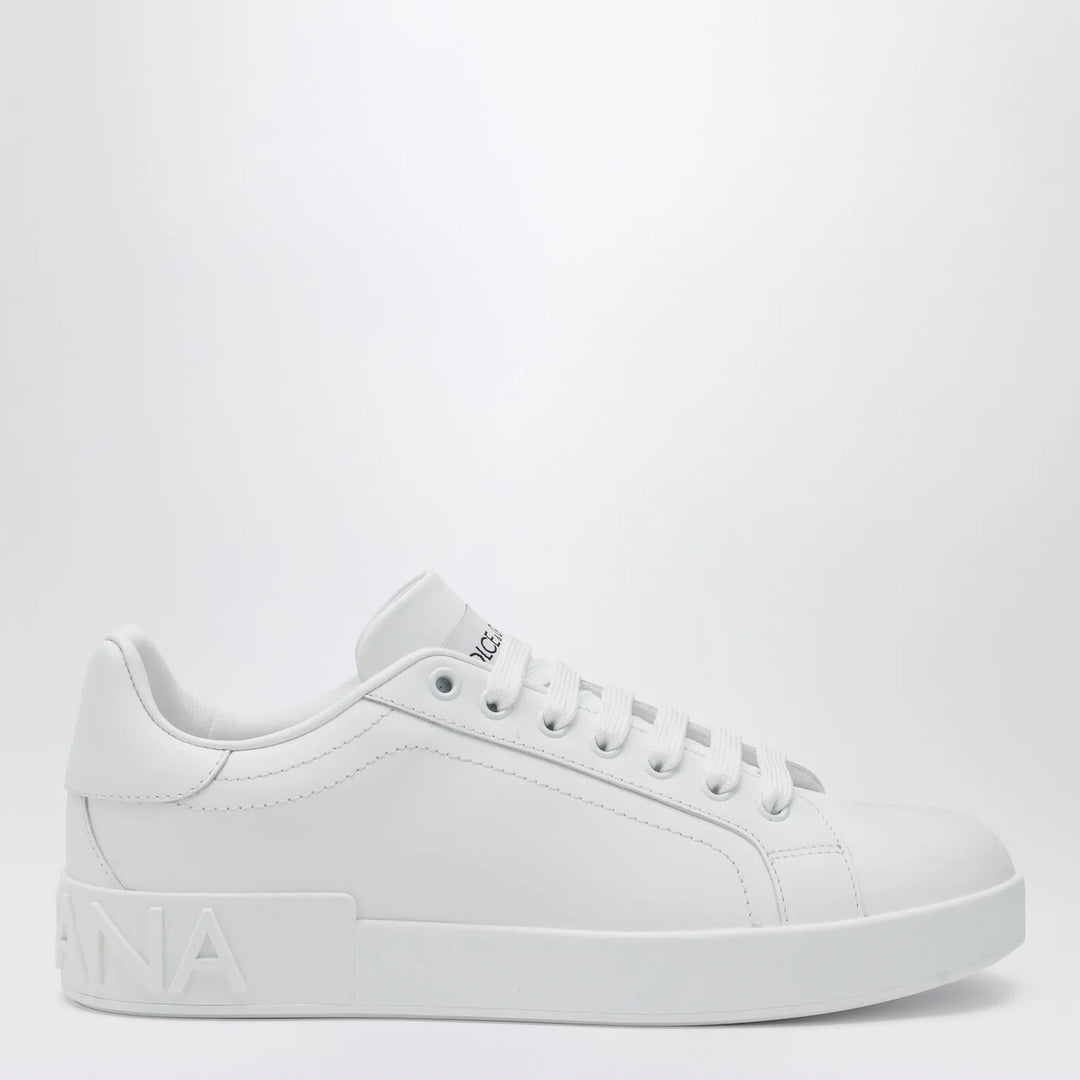 Dolce&amp;Gabbana - White Portofino Sneakers in leather