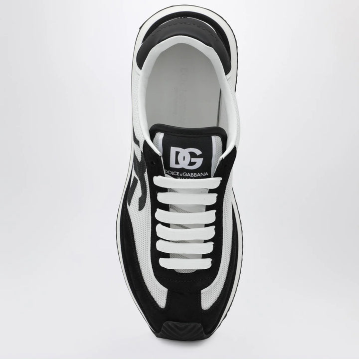 Dolce&amp;Gabbana - White and black DG Cushion Sneakers
