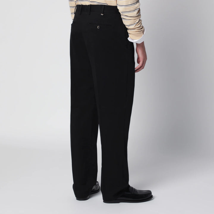 PT Torino - Black Cotton Trousers