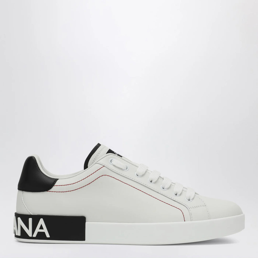 Dolce&amp;Gabbana - Portofino white/black leather Sneakers