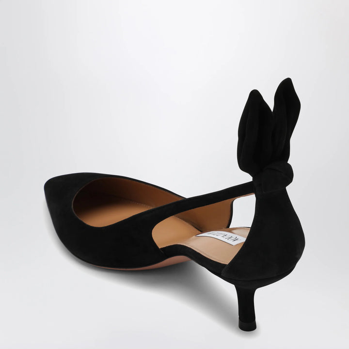 Aquazzura - Black suede Deneuve pumps