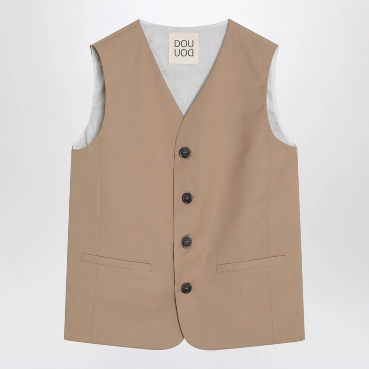 Douuod - Jacket-shirt Giocattolo beige