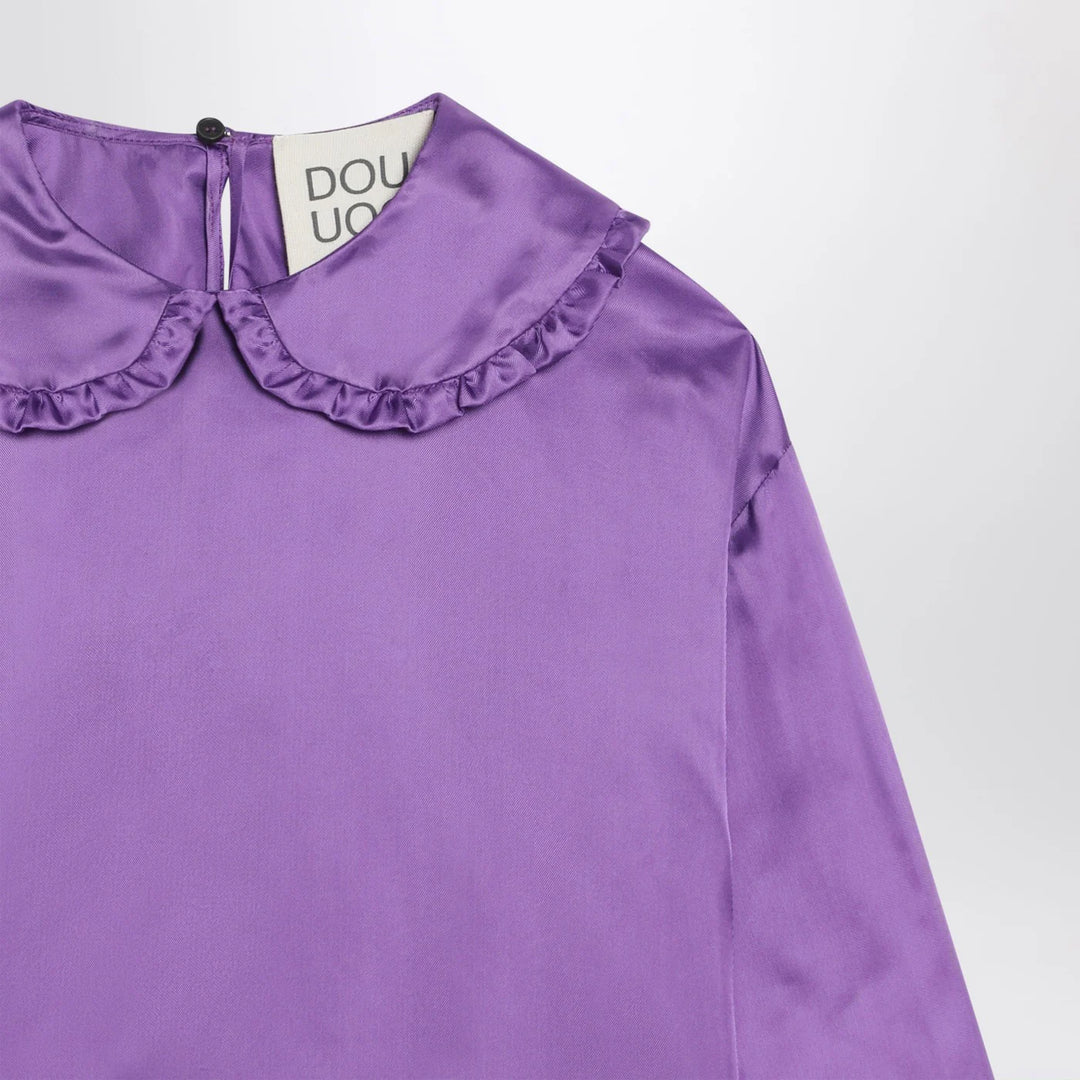Douuod - Purple satin blouse