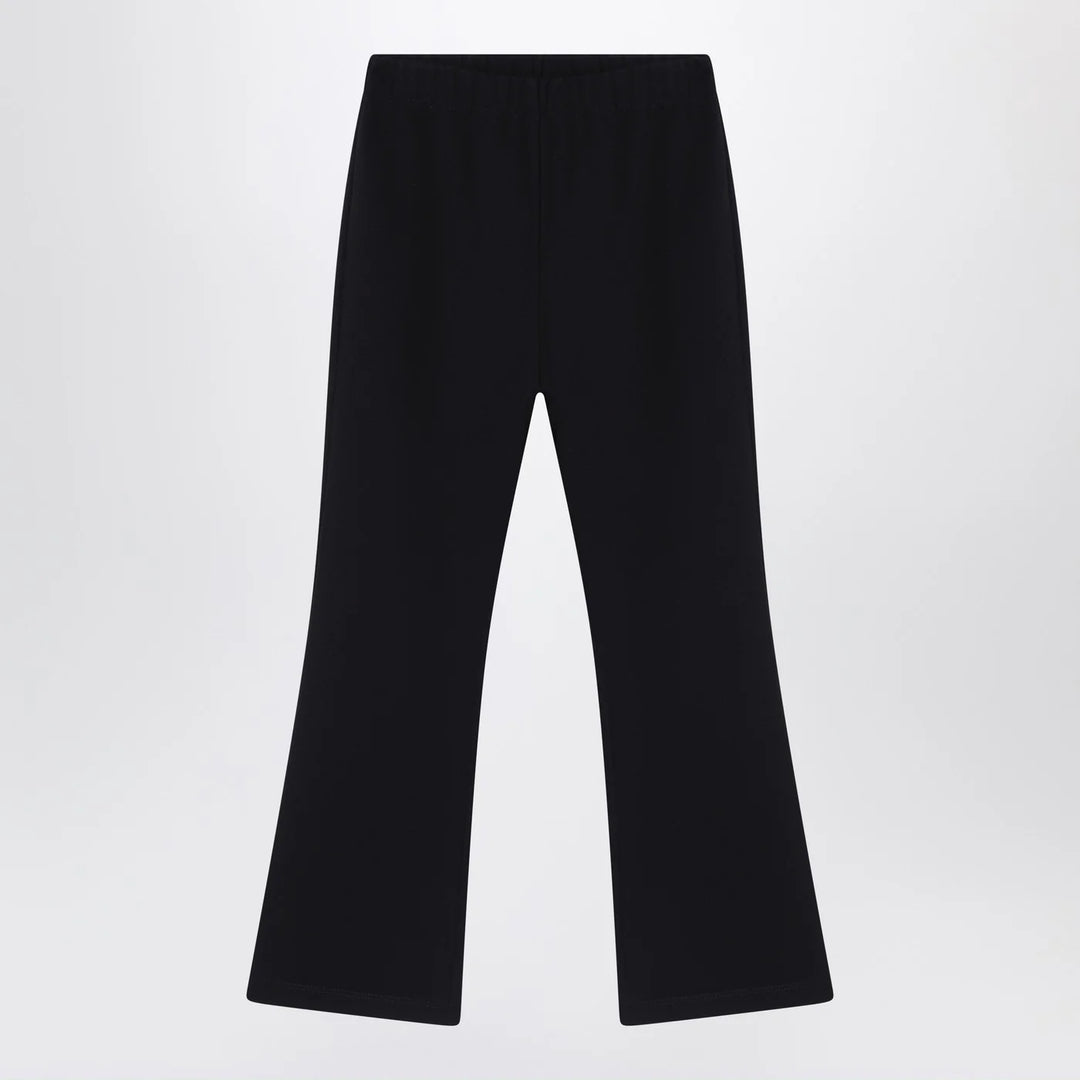 Douuod - Black trousers with logo patch
