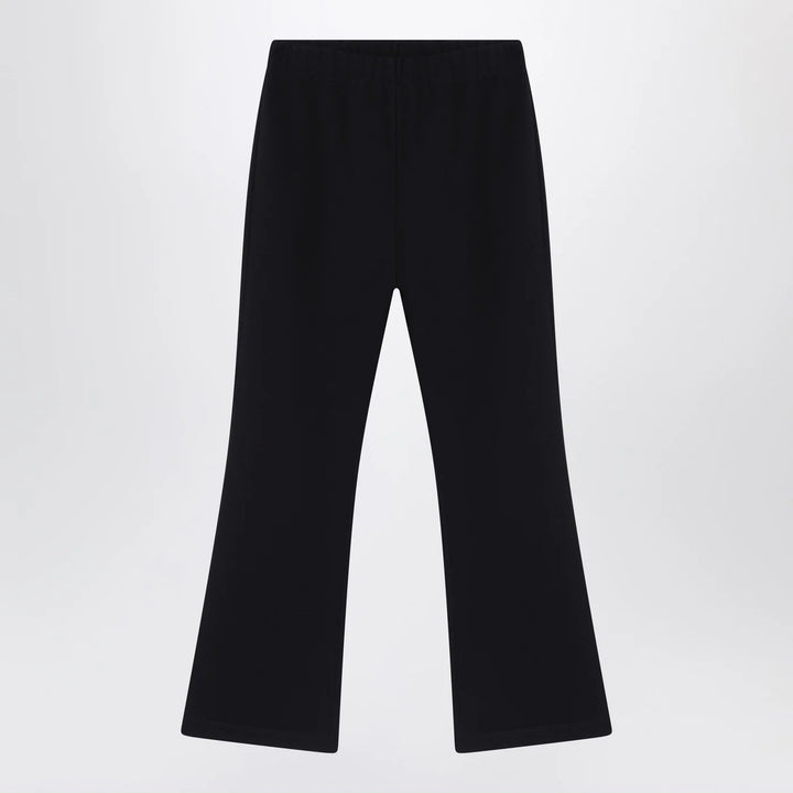 Douuod - Black trousers with logo patch