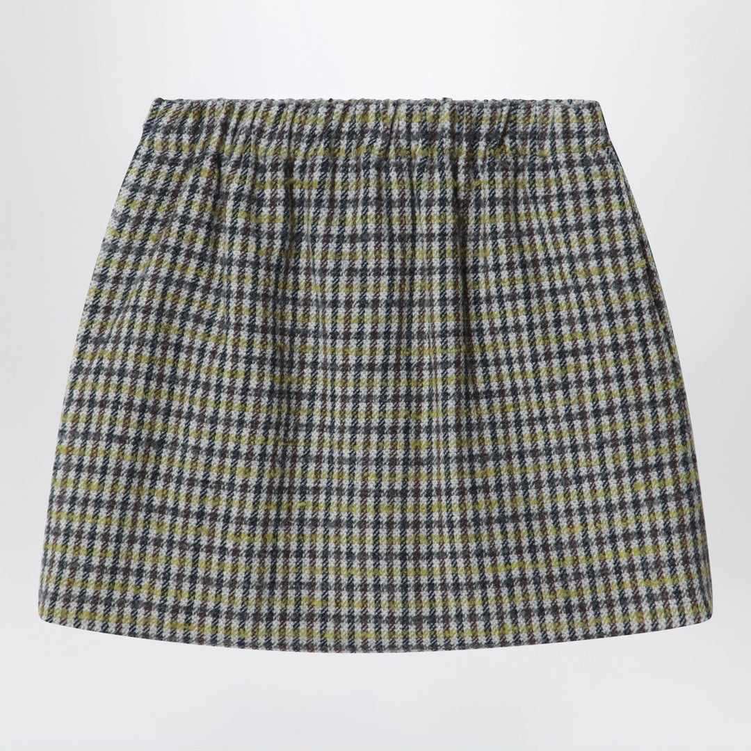 Douuod - Checked shirt in a wool blend