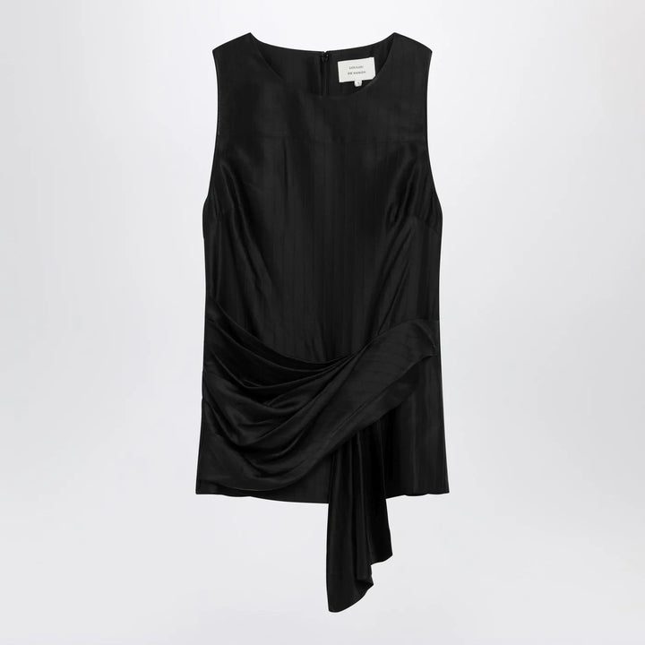 LouLou De Saison - Black draped Fonda top