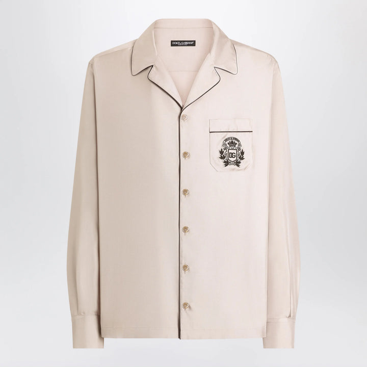 Dolce&amp;Gabbana - Silk shirt with embroidery