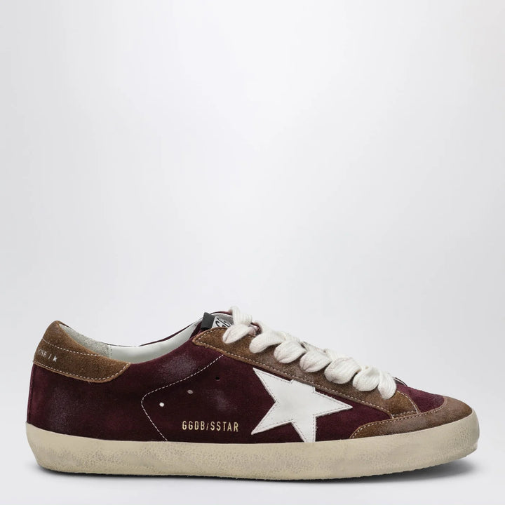 Golden Goose - Bordeaux/white/brown Super Star Sneakers