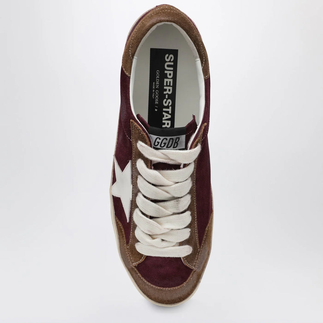 Golden Goose - Bordeaux/white/brown Super Star Sneakers