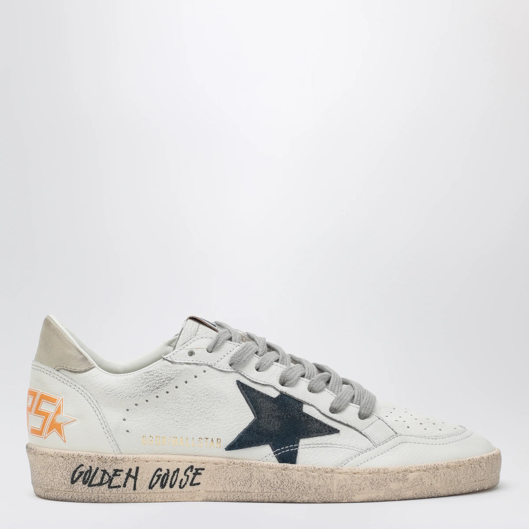 Golden Goose - Ball Star Sneakers in white/blue/ice