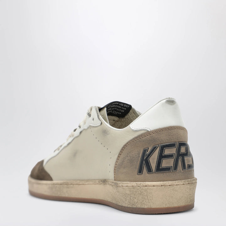 Golden Goose - Cream/white/marble/blue Ball Star sneakers