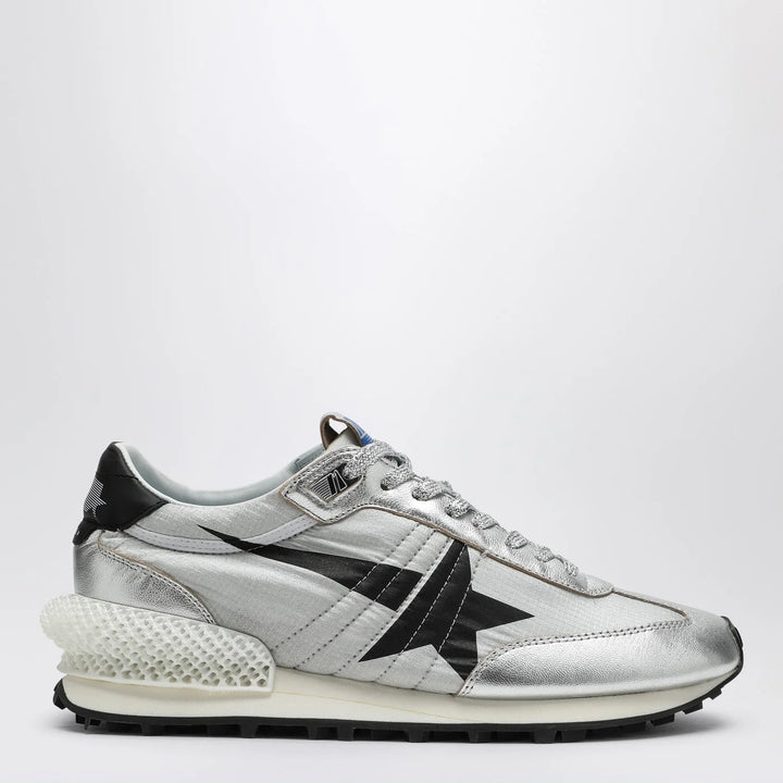 Golden Goose - Sneakers Marathon in nylon ripstop silver