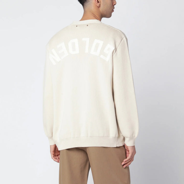 Golden Goose - Beige cotton-blend cardigan