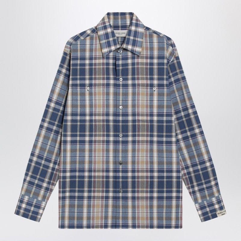 Shirts & Tops Golden Goose - Indigo blue checked shirt - L Brand