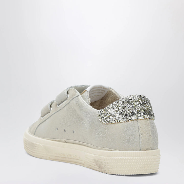 Golden Goose - May School Taupe/Platinum trainers