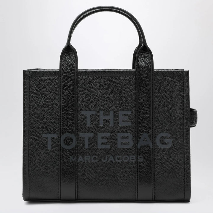 Marc Jacobs - Black leather The Medium Tote Bag