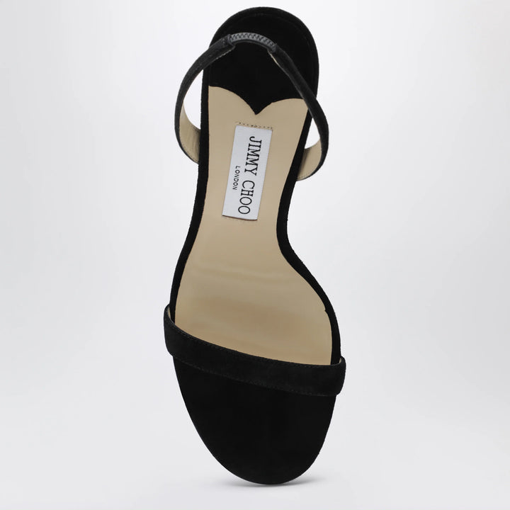 Jimmy Choo - Jenn 100 black suede sandals