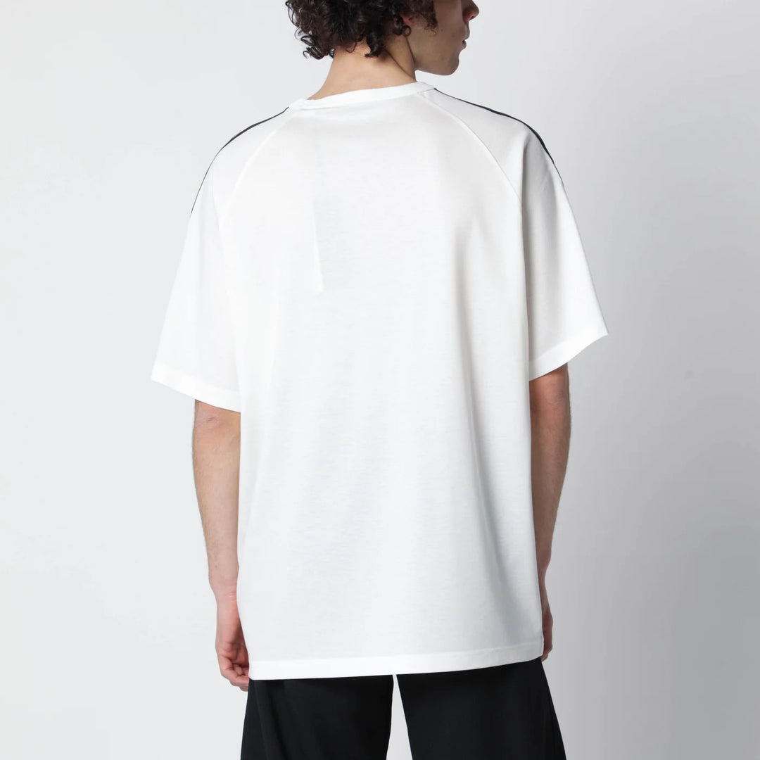 adidas Y-3 - Oversized Core White T-shirt with logo