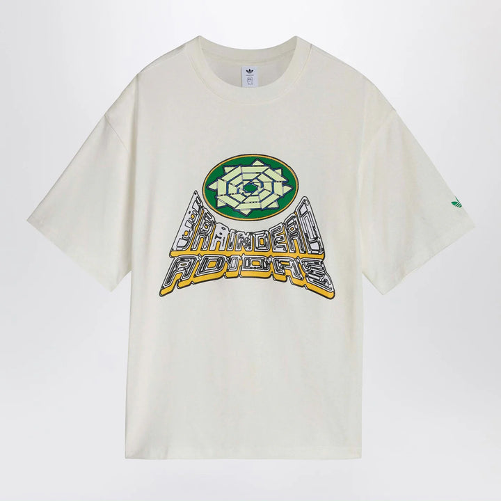 adidas x Brain Dead - Core White T-shirt with logo print