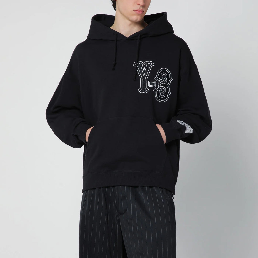 adidas Y-3 - Black Elite 5 GFX hooded sweatshirt