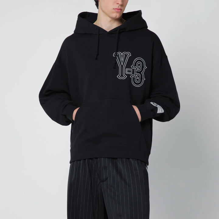 adidas Y-3 - Black Elite 5 GFX hooded sweatshirt