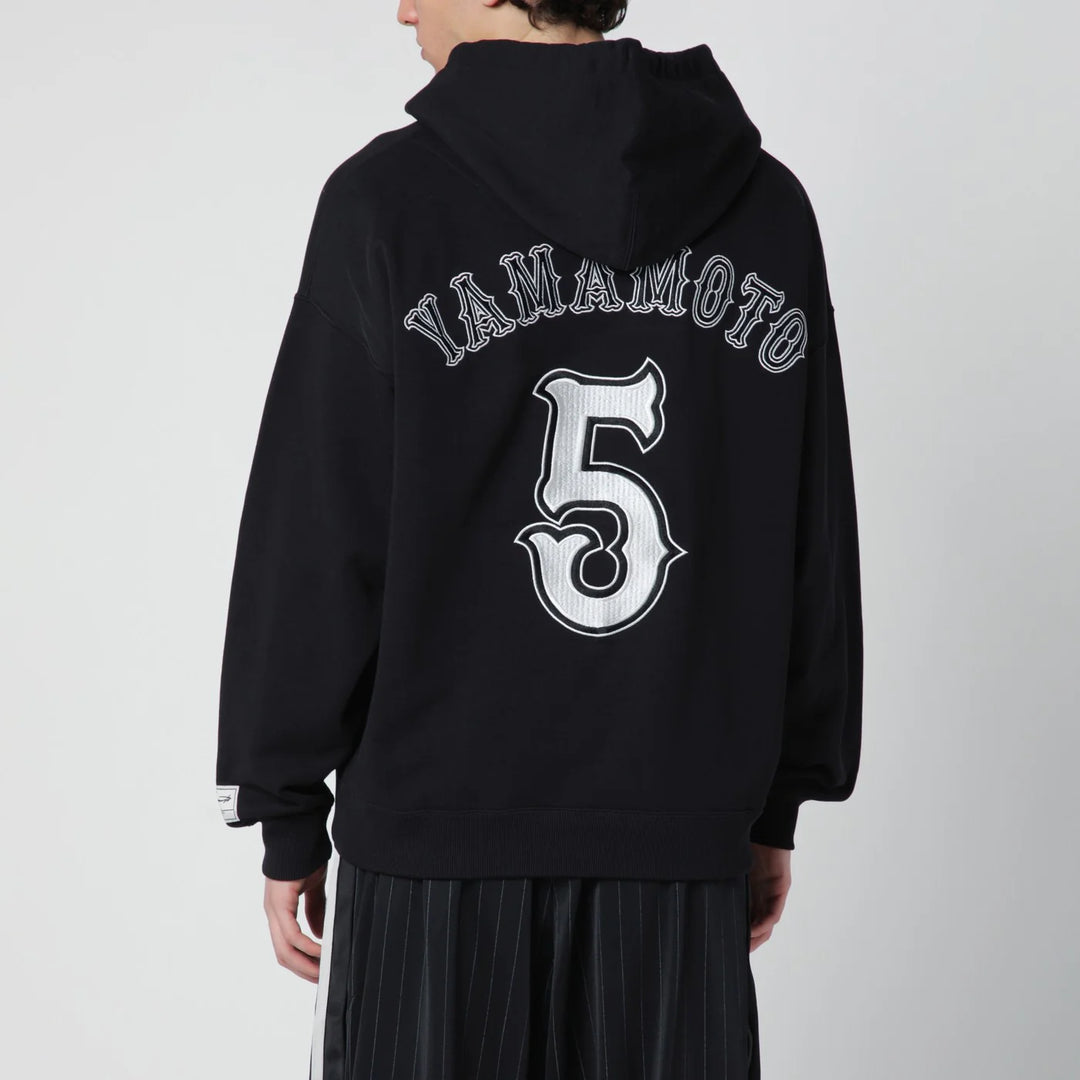 adidas Y-3 - Black Elite 5 GFX hooded sweatshirt