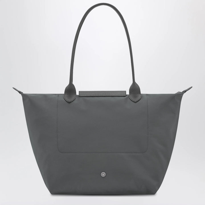 Longchamp - Anthracite grey shopping bag L Le Pliage One